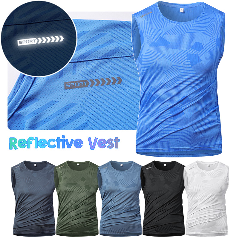Reflective Vest Cycling - Man Running Reflective Vest Summer Breathable