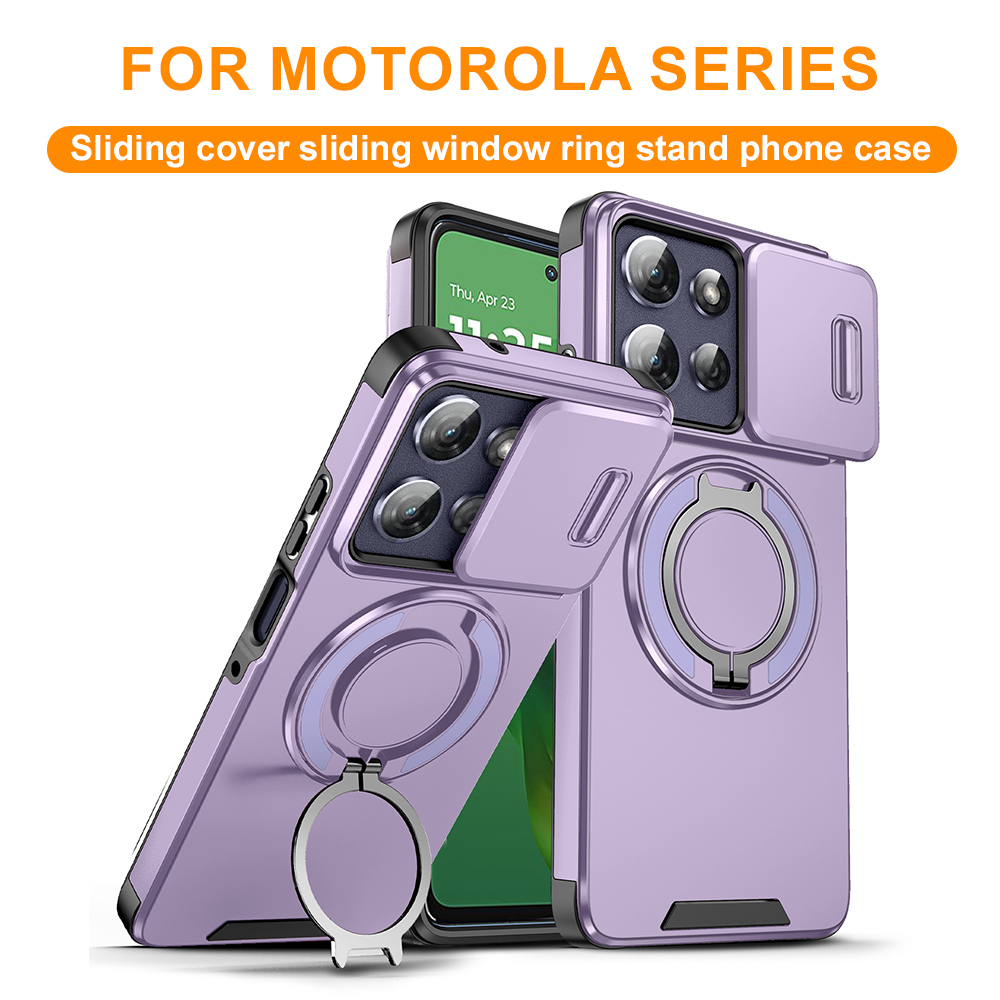 Kickstand Adjustable - Magnetic Rugged Phone Case For Moto
