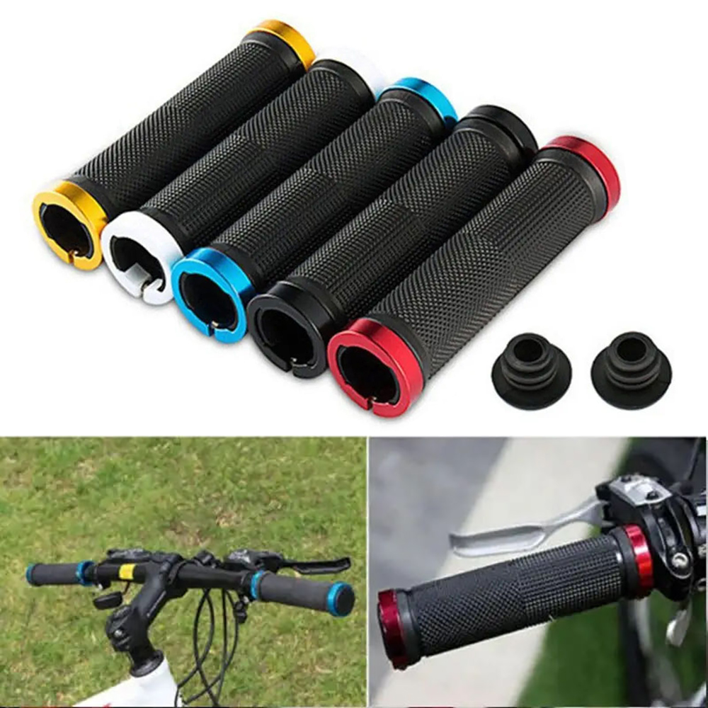 Commuter Bike Lock - Bicycle Rubber Grips MTB Alloy Lock