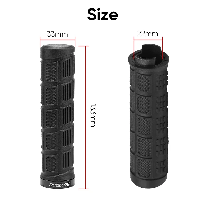 BUCKLOS Bicycle Grips Rubber S - Commuter Bike Lock recension och pris