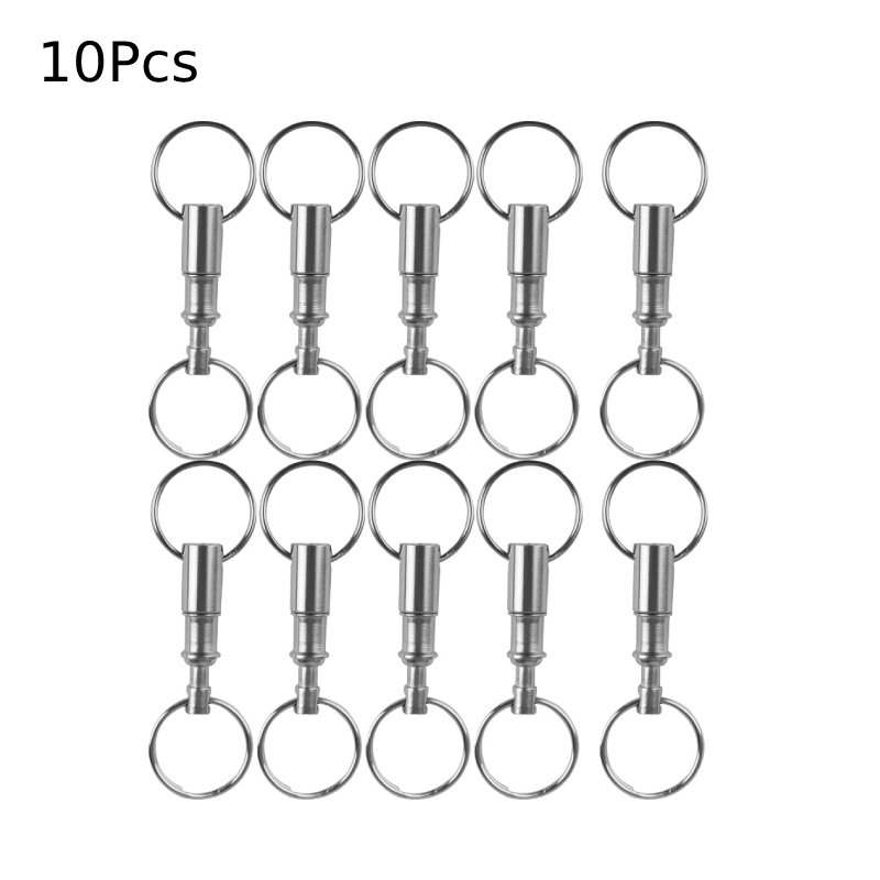 10pcs Dual Detachable Keychain - Chain Lock Combination recension och pris