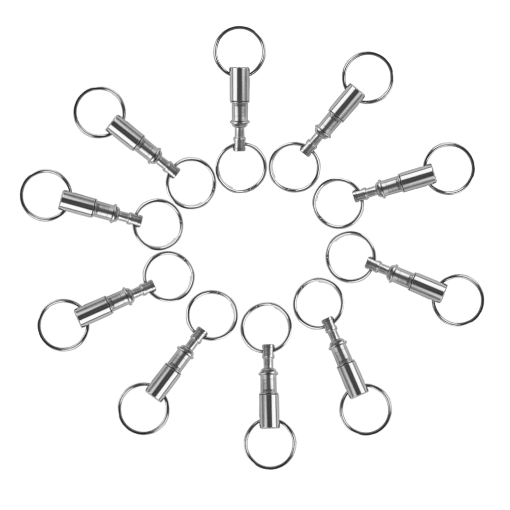 10pcs Dual Detachable Keychain - Chain Lock Combination recension och pris