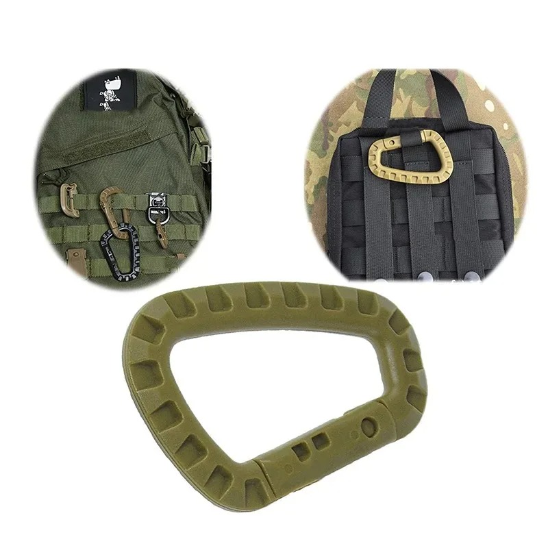 Tactical Carabiner Set Plastic - Chain Lock Combination recension och pris