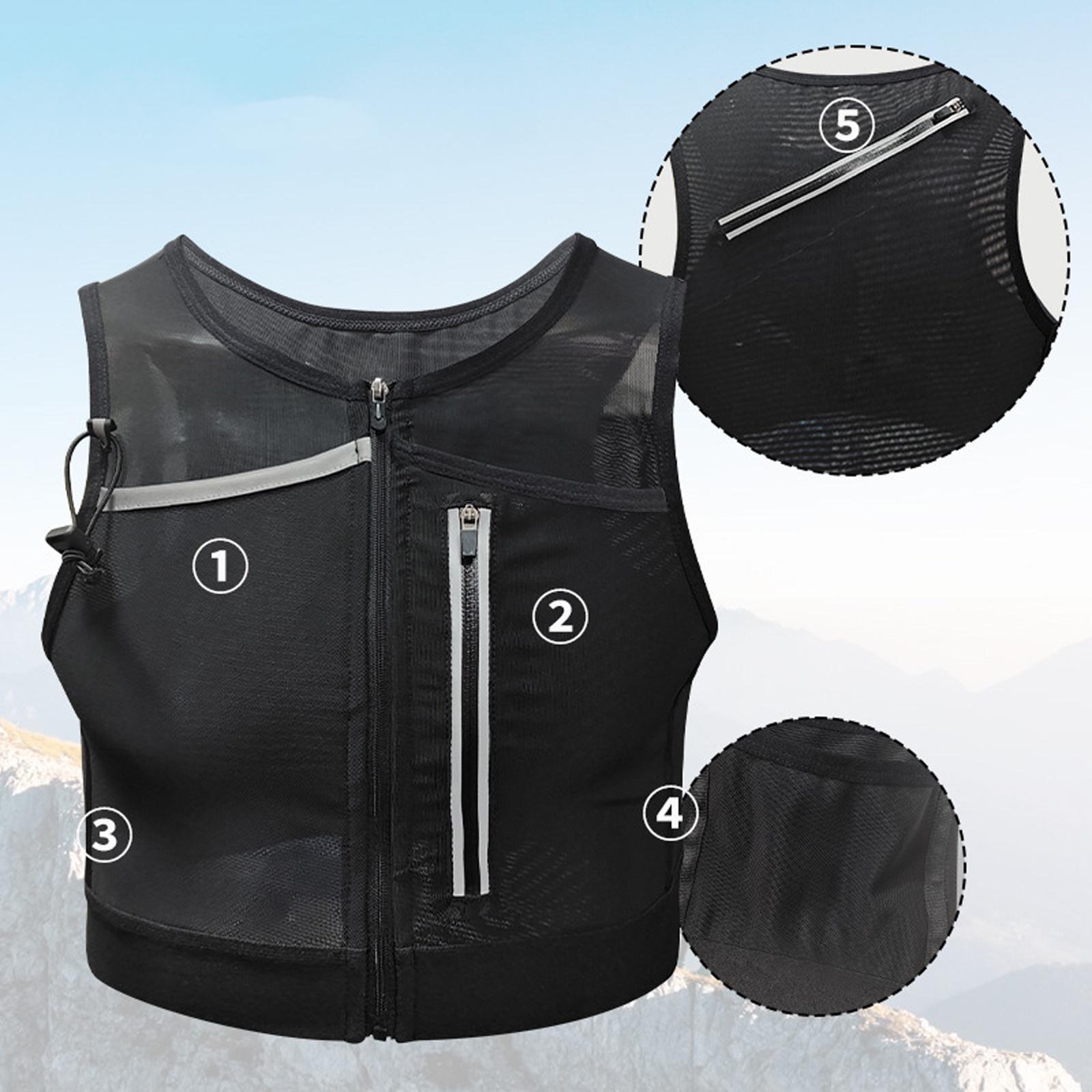 Running Vest Bag Chest Pack Re - Reflective Vest Cycling recension och pris