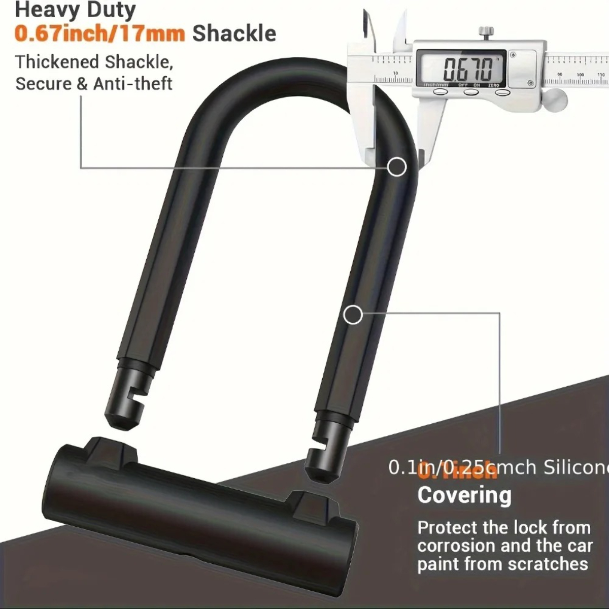 Bike Lock Heavy Duty Anti Thef - U Lock Heavy Duty recension och pris