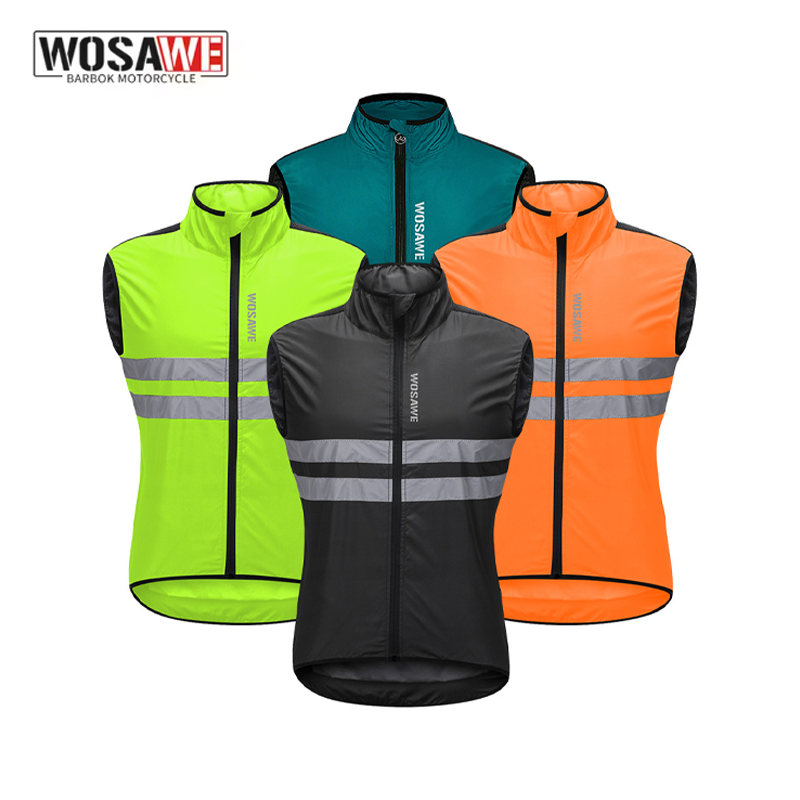 WOSAWE Men Cycling Windbreaker - Reflective Vest Cycling recension och pris