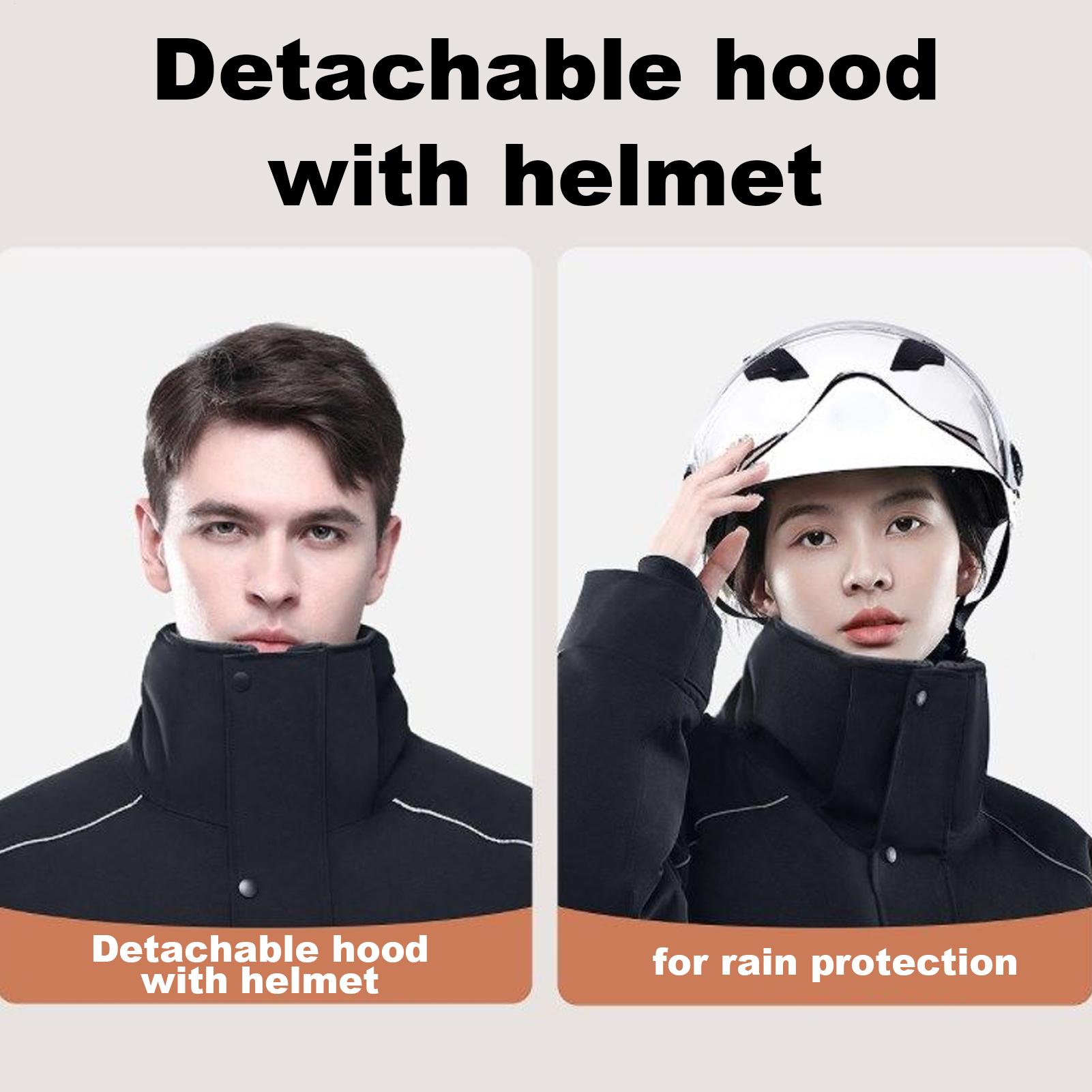 Motorcycle Winter Jacket 4-Poc - Cycling Commuter Jacket recension och pris