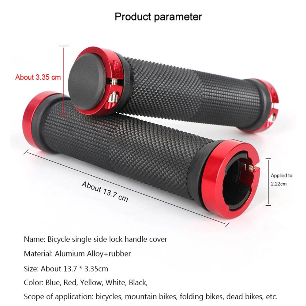 Bicycle Rubber Grips MTB Alloy - Commuter Bike Lock recension och pris