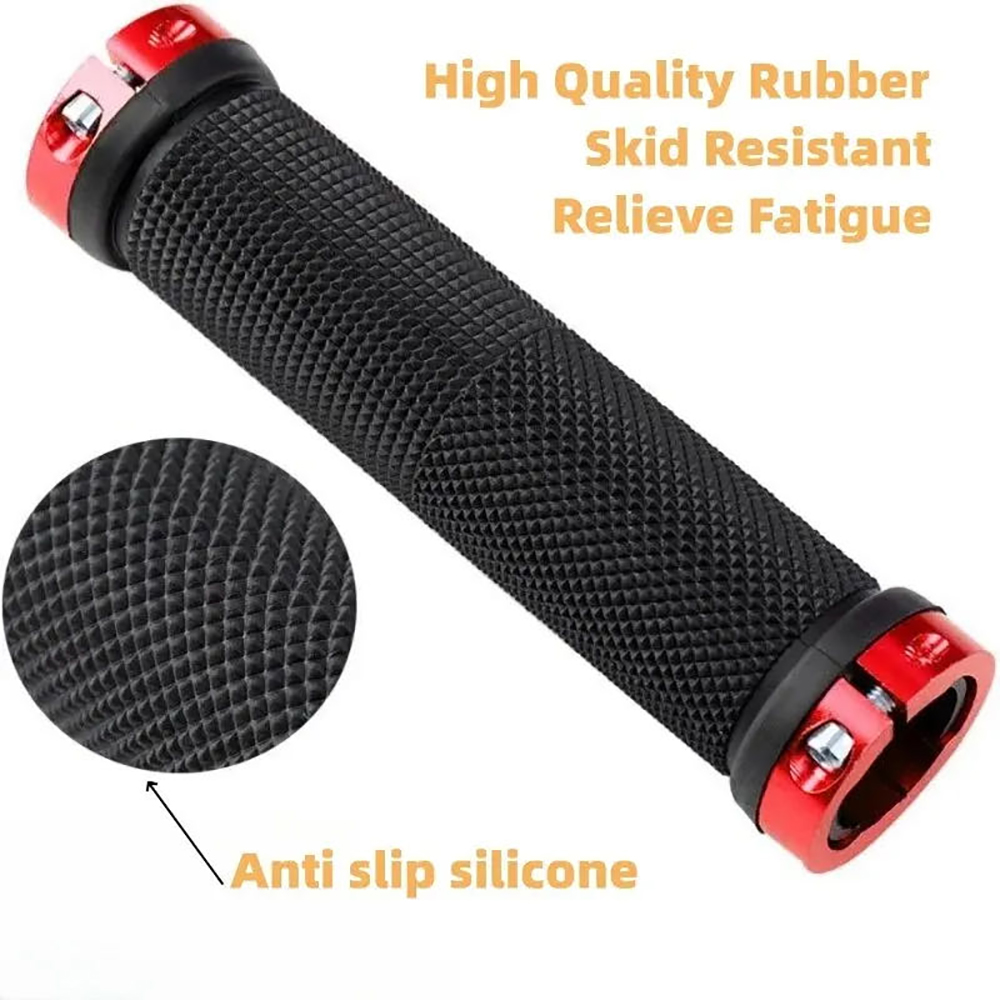 Bicycle Rubber Grips MTB Alloy - Commuter Bike Lock recension och pris