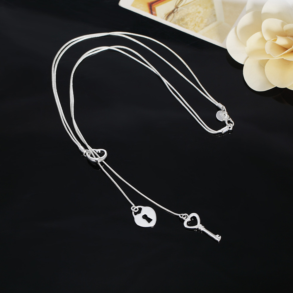 fine 925 Sterling Silver  roma - Chain Lock Combination recension och pris