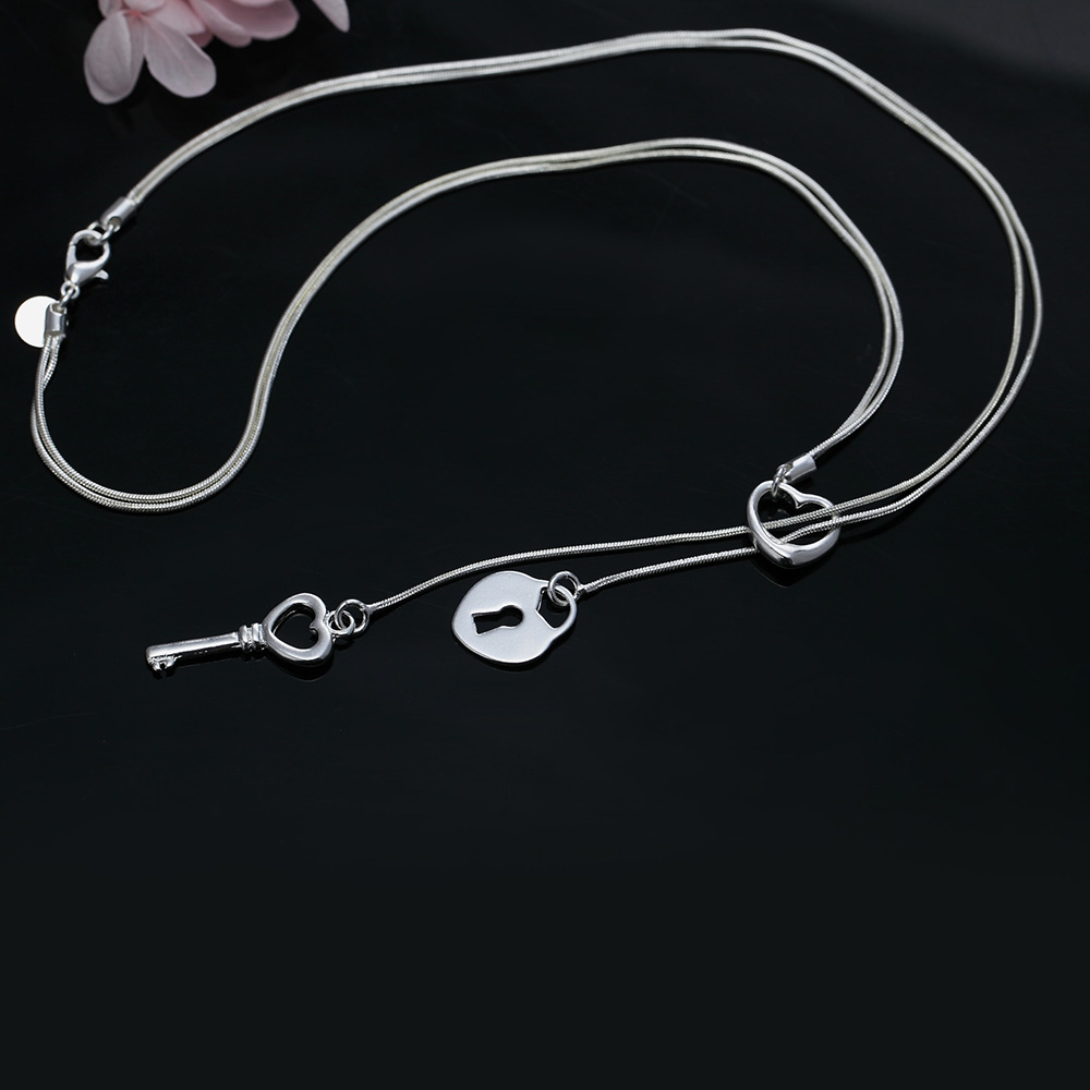 fine 925 Sterling Silver  roma - Chain Lock Combination recension och pris