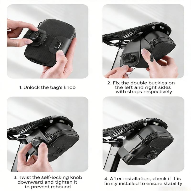 U2JB Waterproof Bicycles Under - Saddle Bag Under Seat recension och pris