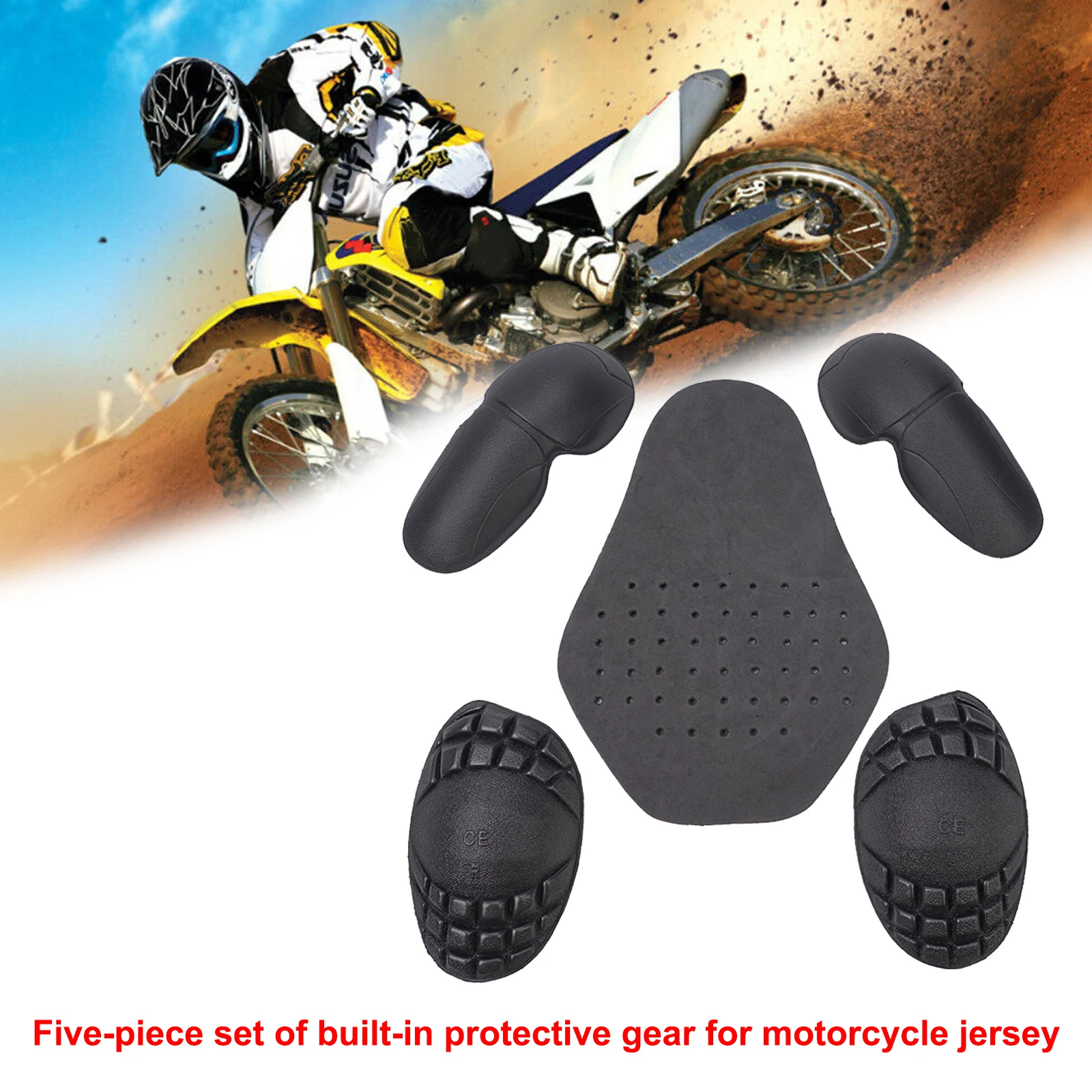 5PCS Motorcycle Bike Riding Ja - Cycling Commuter Jacket recension och pris