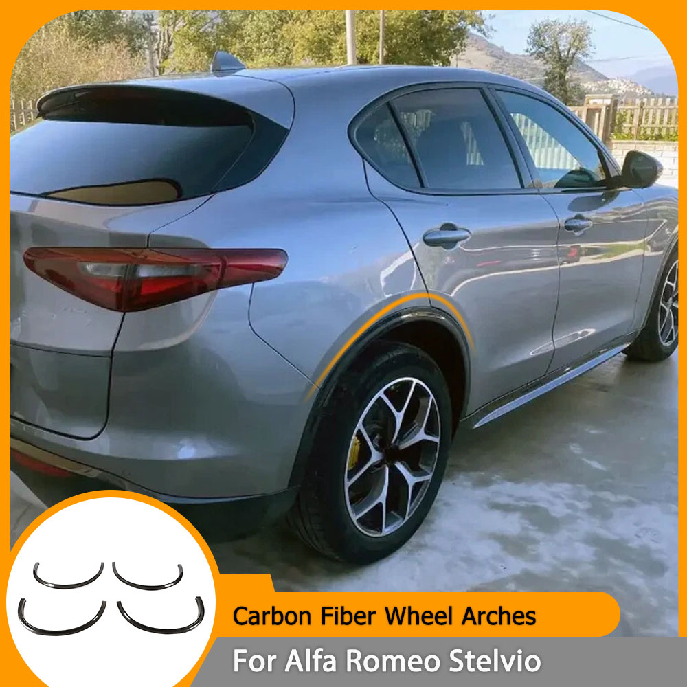 Carbon Fiber Car Fender Flares - Fender Mudguard Set recension och pris