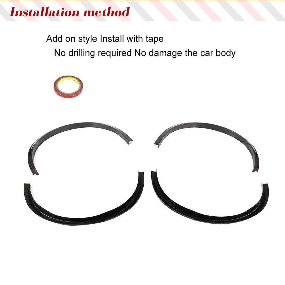 Carbon Fiber Car Fender Flares - Fender Mudguard Set recension och pris