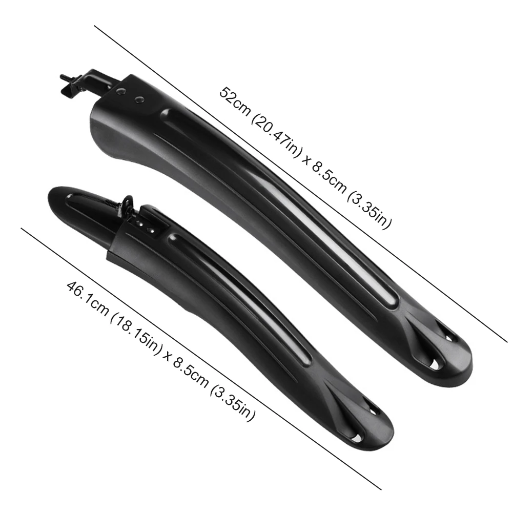 2pcs Bicycle Fender PP Soft Pl - Fender Mudguard Set recension och pris