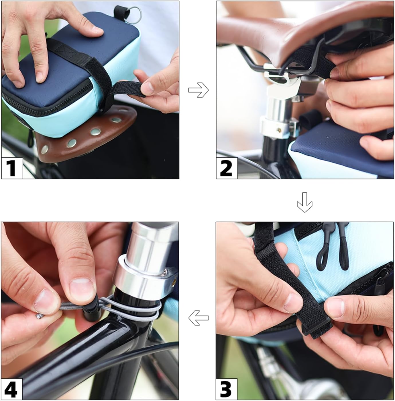 Expandable Large Capacity Bike - Saddle Bag Under Seat recension och pris
