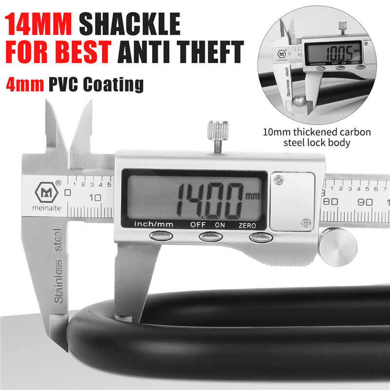 Bike Lock U-Lock Anti-Theft, H - U Lock Heavy Duty recension och pris